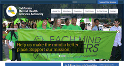 Desktop Screenshot of calmhsa.org